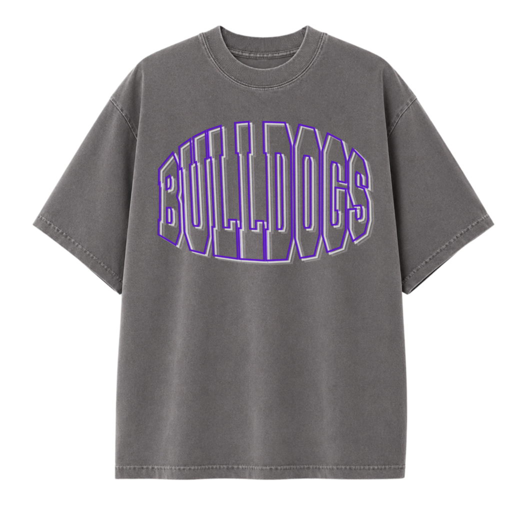 Boxy Shaka Tee/BULLDOGS