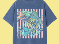 Oversized Shaka Tee Fish
