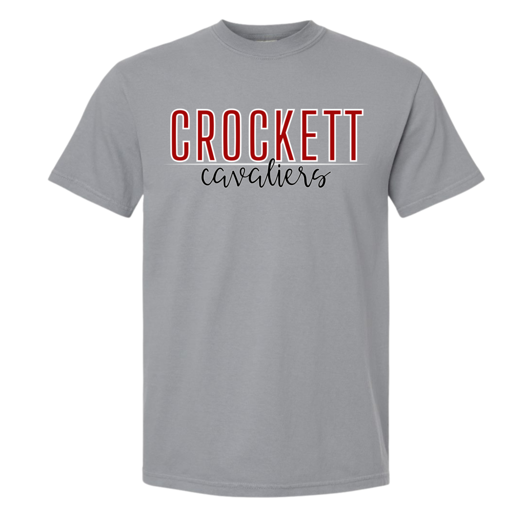 Crockett Cavs Comfort Colors Tee