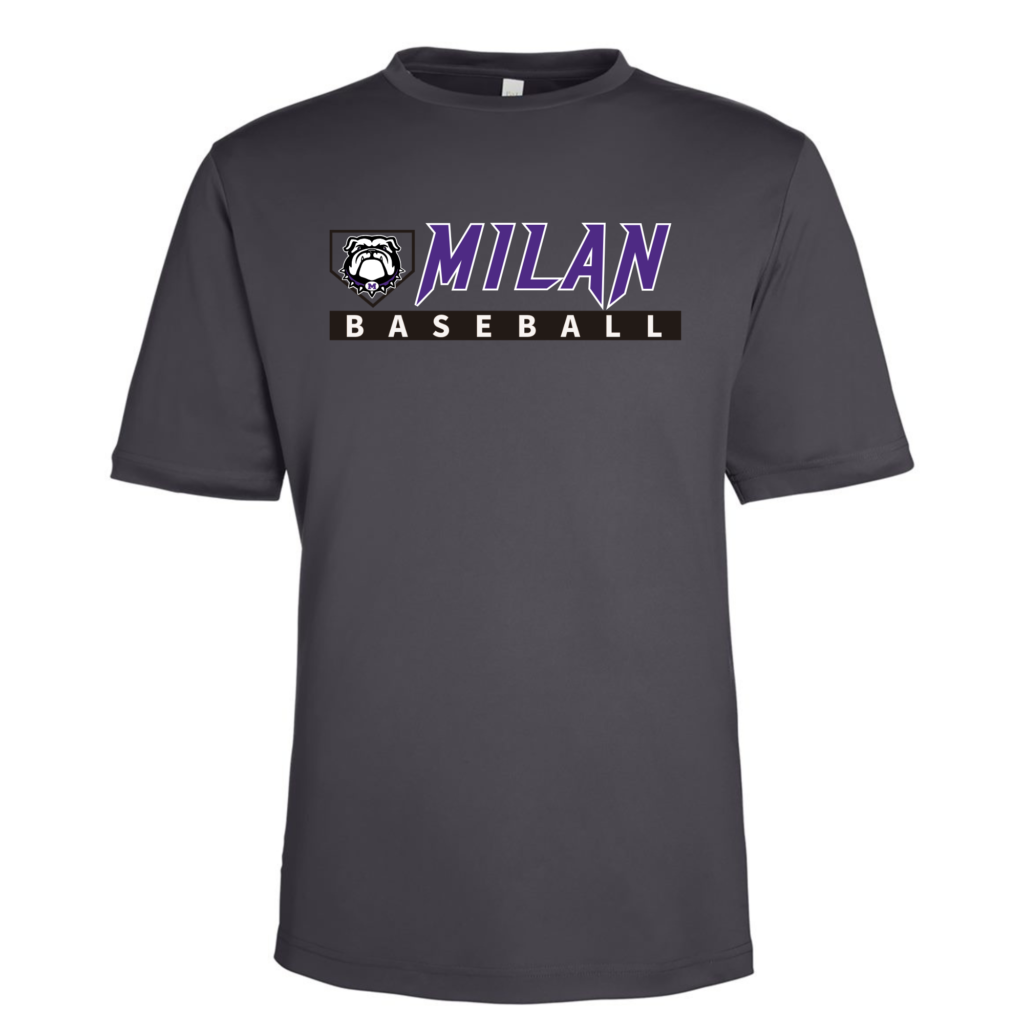 Dri-fit Milan Bulldogs Baseball Tee