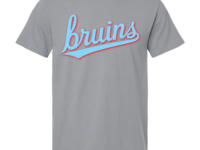Bruins Script Tee Grey Comfort Colors