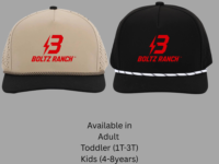 BOLTZ RANCH 1010 PERFORMANCE HAT EMBROIDERED