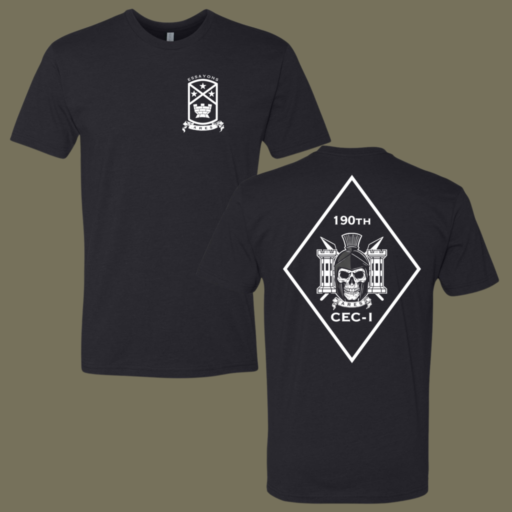 190 CEC TSHIRT (BLACK)