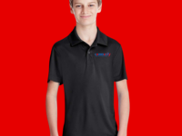 Youth Drifit Polo-PRINTED LOGO