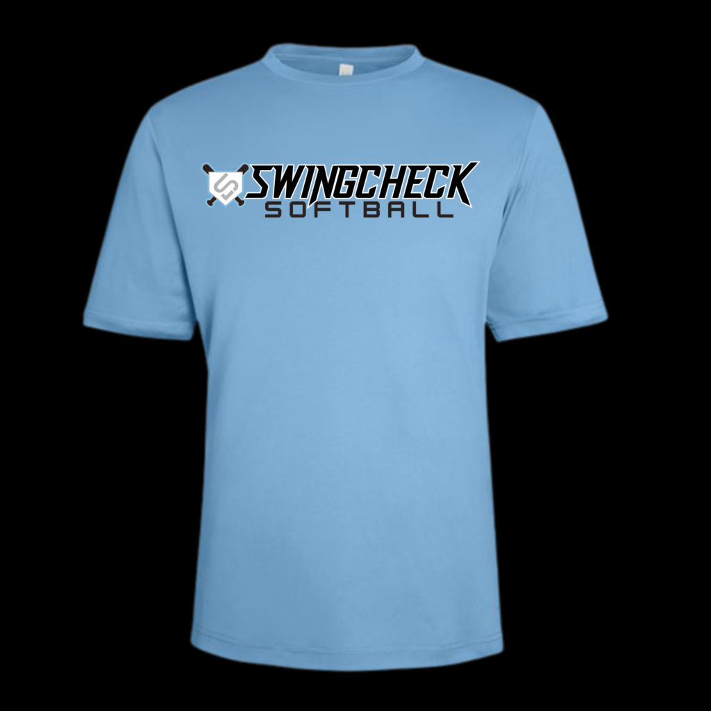 SWINGCHECK SOFTBALL BLUE DRIFIT TEE