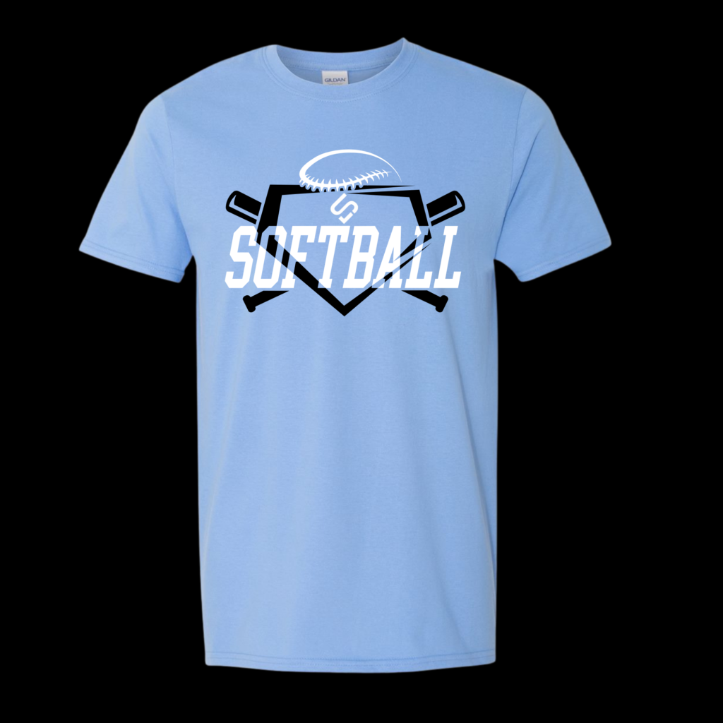 SWINGCHECK SOFTBALL BLUE TEE