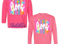 LIONS MULTI COLOR LONG SLEEVE TSHIRT