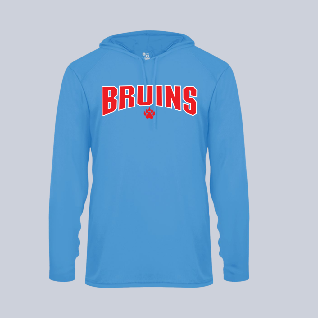 USJ BRUINS LONG SLEEVE Columbia Blue "SHOODIE"
