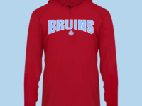 USJ BRUINS LONG SLEEVE Red "SHOODIE"