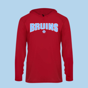 USJ BRUINS LONG SLEEVE Red "SHOODIE"