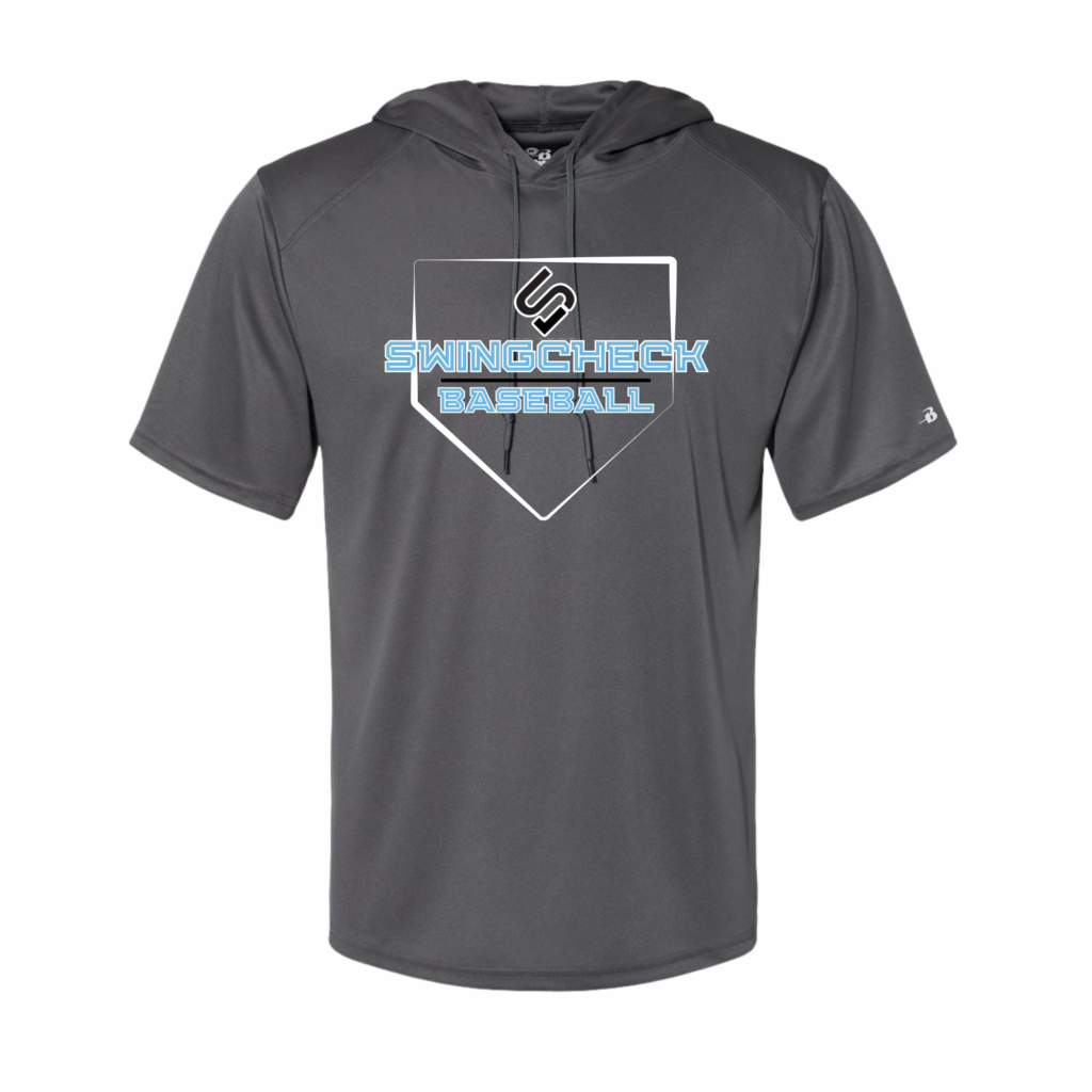 Swingcheck Baseball Short Sleeve Drifit Hooded Tee