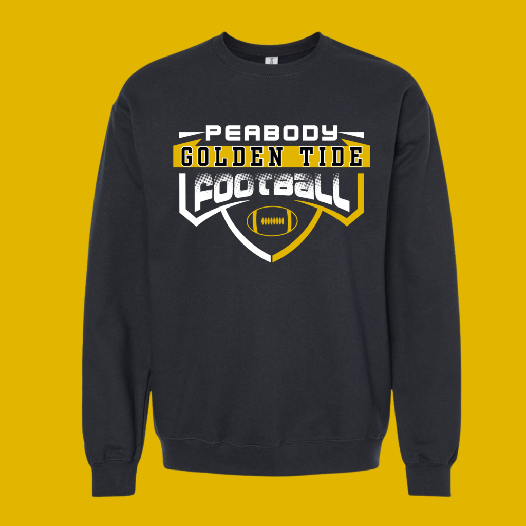 PEABODY FOOTBALL CREWNECK SWEATSHIRT