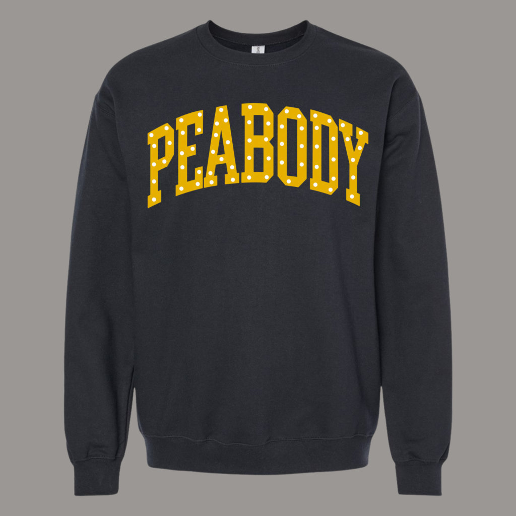 POLKA DOT PEABODY CREWNECK